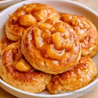 Apple Pie Filling Biscuits: Golden and Jammy