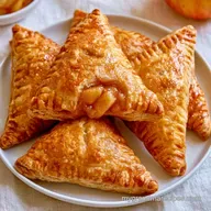 Golden-Brown Apple Pie Filling Turnovers