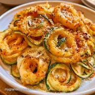 Baked Zucchini Noodles with Parmesan