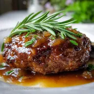 Best Salisbury Steak Recipe with Brown Gravy