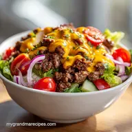 Big Mac Salad with Simple Sauce | Ready in 25 Minutes