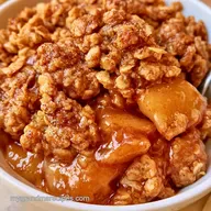Canned Apple Pie Filling Crisp with Oats