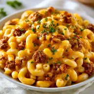 Cheesy Beef Macaroni in 30 Minutes