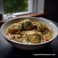 Chicken and Dumplings From Scratch: Velvety Broth