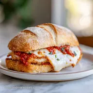 Chicken Parm Sandwiches with Crispy Panko Crust
