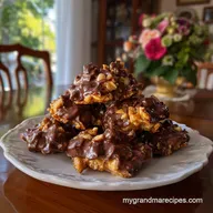 Chocolate Peanut Clusters: Silky Finish