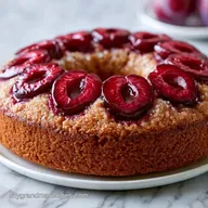Cinnamon Plum Cake with Greek Yogurt