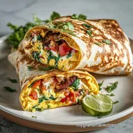 Tortilla Breakfast Wrap: Pan-Seared Golden Crunch
