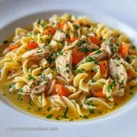Crockpot Chicken Noodle Soup: Silky