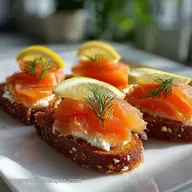 New Years Eve Appetizer with Smoked Salmon Make-Ahead