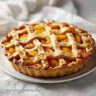 Delicious Peach Pie for 8 Servings