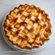 Double Crust Peach Pie for 8 Servings