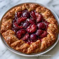 Fresh Plum Galette for 8 Servings