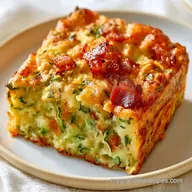 Zucchini Slice with Bacon