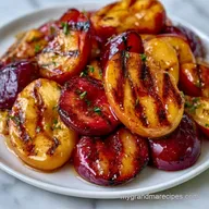 Grilled Stone Fruit Dessert in 25 Minutes
