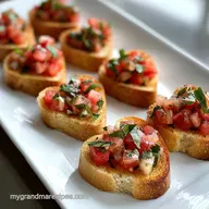 Valentine's Finger Food Idea with Heart-Shaped Bruschetta in 20 Minutes