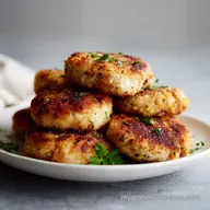 Chicken Patties: Pan-Seared for 8 Servings