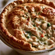 Homemade Chicken Pot Pie for 8 Servings