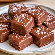 Chocolate Candy with White Sprinkles