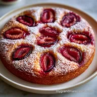 Italian Plum Cake with Almond Flour