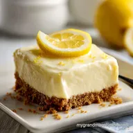 Lemon Icebox Cake with Graham Crackers