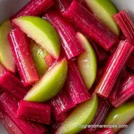 Lemon Rhubarb Apple Dessert in 1 Hour