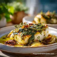 Mediterranean Baked Cod in 25 Minutes with Lemon and Garlic