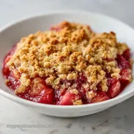 Rhubarb Crisp with Oats