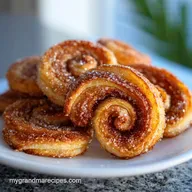 Palmiers a k a Elephant Ears Recipe with Cinnamon Sugar Crispy Baked