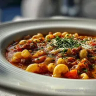 Pasta e Fagioli: Velvety Rosemary Broth