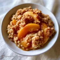 Peach Oat Crisp with Fresh Peaches