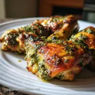 Pesto Ranch Chicken Thighs Slow-Cooked for 4 Hours