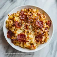 Pizza Mac and Cheese Bake for 6 Servings