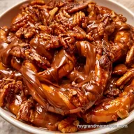 Pretzel Rolo Candy with Pecans