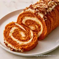 Pumpkin Cream Cheese Roll in 30 Minutes