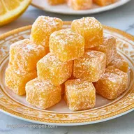 Sea Salt Lemon Candy with Fresh Lemon Zest