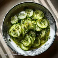 Simple Cucumber Salad with Refreshing Cucumber in 25 Minutes