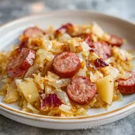 Skillet Kielbasa and Sauerkraut for 4 Servings