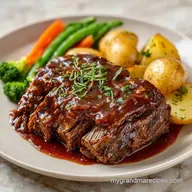 Slow Cooker Pot Roast for 8 Servings