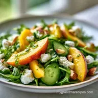 Guilt-Free Sweet Peach Summer Salad
