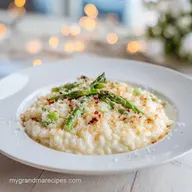 Three Cheese Risotto Recipe for 4 Servings