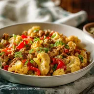 Flavorful Ground Turkey Cauliflower Skillet Recipe in 25 Minutes