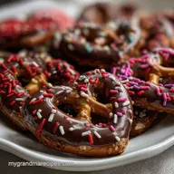 Valentine's Day Snack with Chocolate-Dipped Pretzels Recipe in 45 Minutes