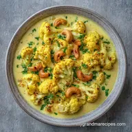 Vegetable Korma Curry for 4 Servings