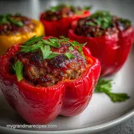 Venison Stuffed Bell Peppers: Savory Fire Roasted Filling