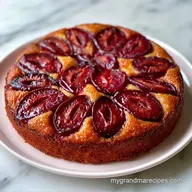 Yogurt Plum Cake with Greek Yogurt