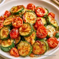 Zucchini Tomato Basil for 4 Servings