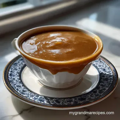 Homemade Gravy Recipe: Velvety Finish Recipe Card