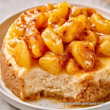 Apple Pie Filling Cheesecake: Creamy Recipe Card