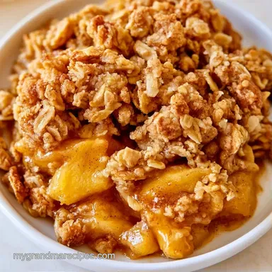 Apple Pie Filling Cobbler for 8 Servings Recipe Card